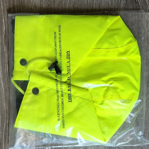 Kishigo Ripstop Bomber Jacket - Lime/Black NWT Size M - Picture 6 of 10